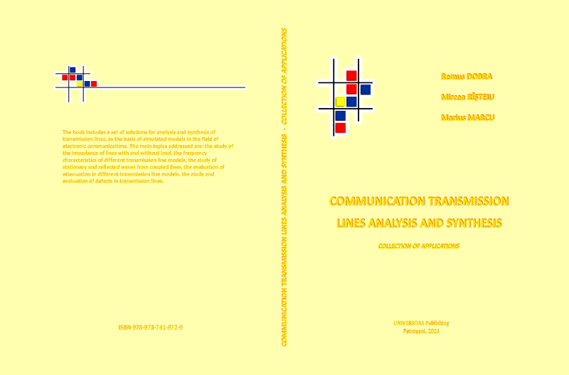 COMMUNICATION TRANSMISSION LINES ANALYSIS AND SYNTHESIS - collection of applications