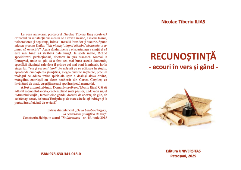 RECUNOȘTINȚĂ - ecouri în vers și gând