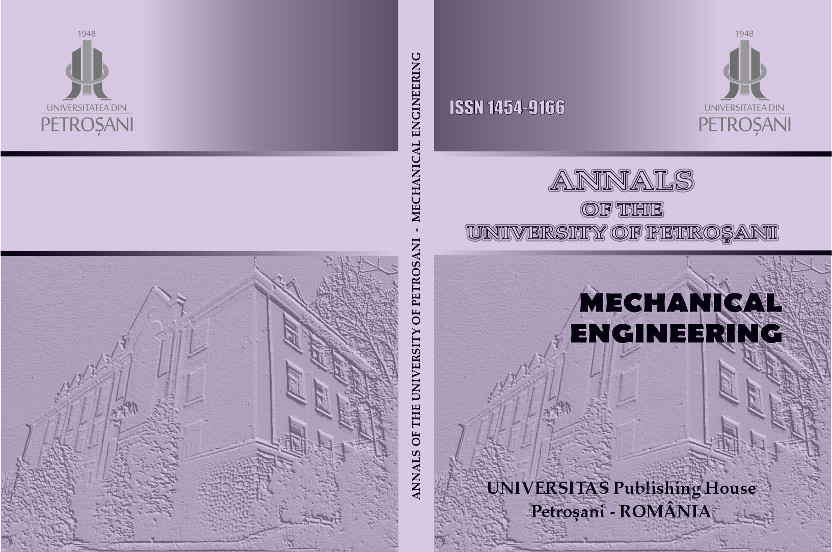 ANNALS - MECHANICAL ENGINEERING